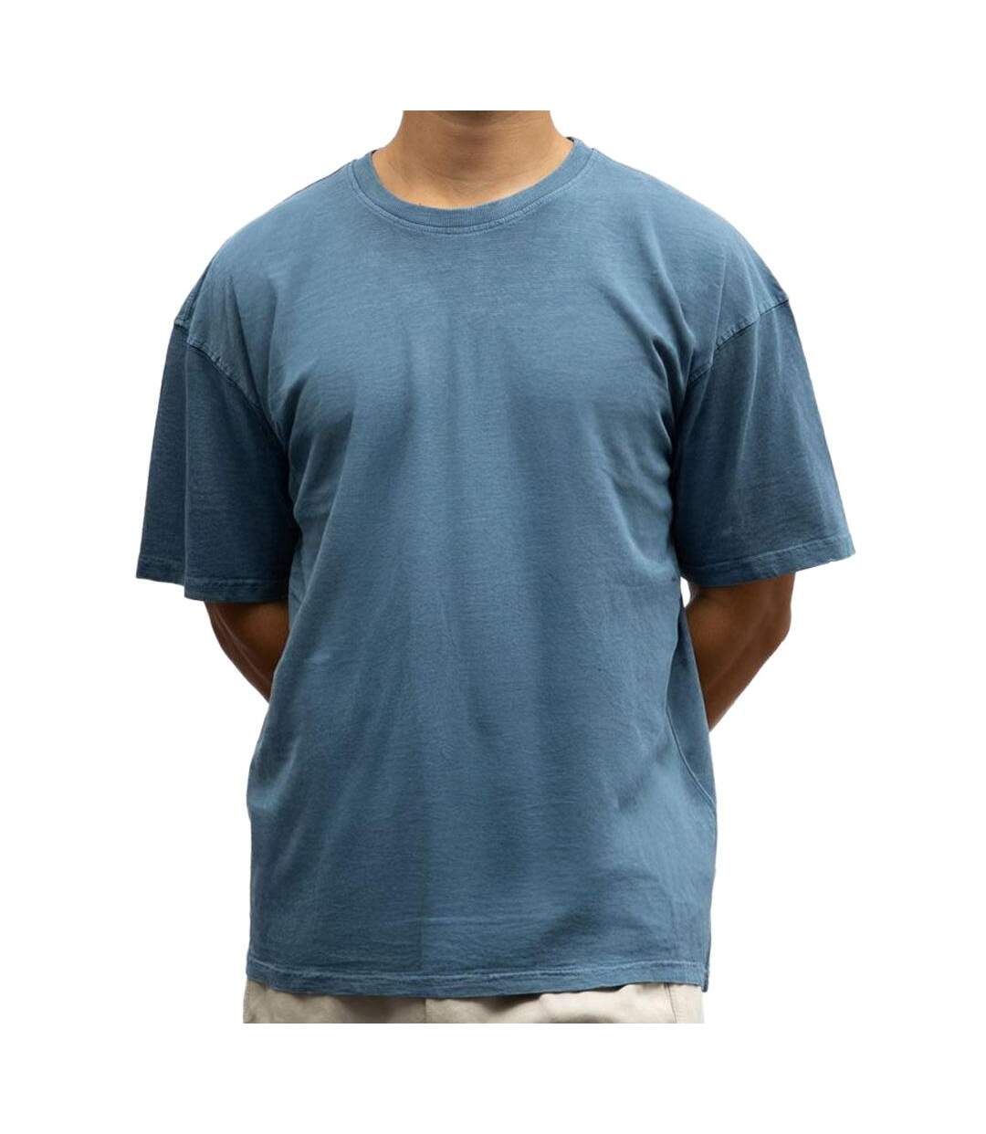 T-Shirt bleu homme paname brothers uniclo-1
