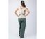 Pantalon femme été kaki SHERINE tendance Coton Du Monde-4