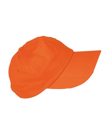 Glop Plain Baseball Cap Orange MidOcean