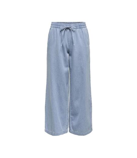 Pantalons fluide jean bleu femme jdy aiko