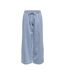 Pantalons fluide jean bleu femme jdy aiko-1