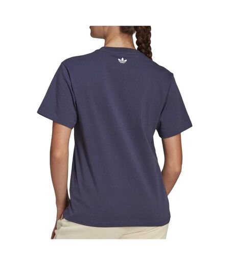 T-shirt Bleu Femme Adidas Modern B-Ball - 14A