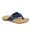 Womens/ladies alcee diamante sandals navy Cipriata-1