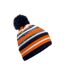 Bonnet Multi-sport Fan Bleu Marine Français Orange Blanc Beechfield-1