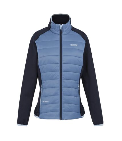 Veste hybride clumber femme bleu de gris / bleu marine Regatta