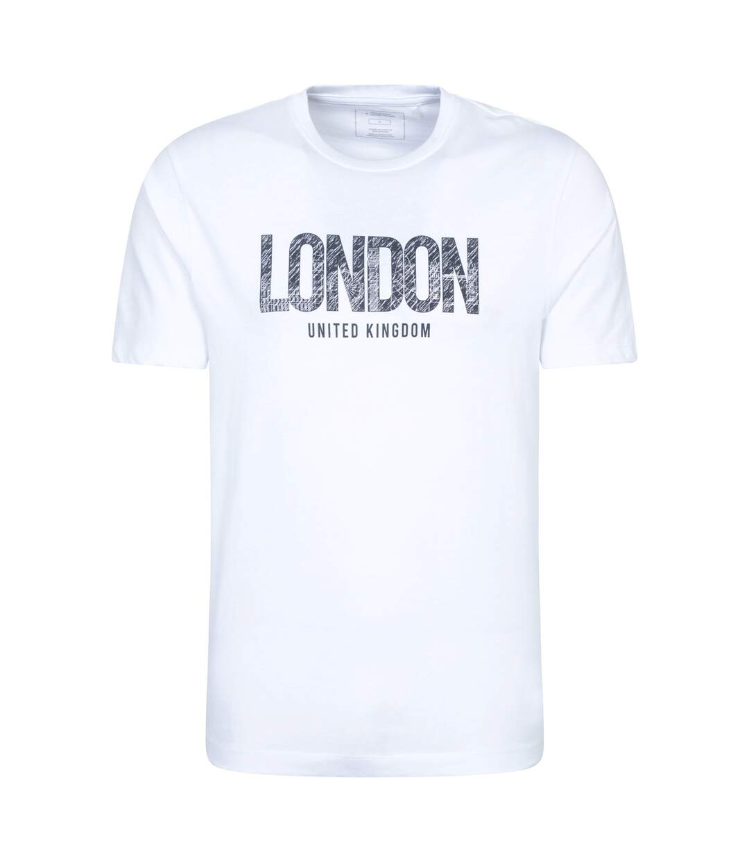 T-shirt manches courtes london homme blanc Mountain Warehouse-1