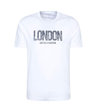 T-shirt manches courtes london homme blanc Mountain Warehouse