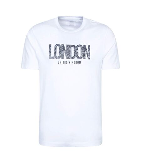 T-shirt manches courtes london homme blanc Mountain Warehouse