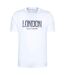 T-shirt manches courtes london homme blanc Mountain Warehouse-1