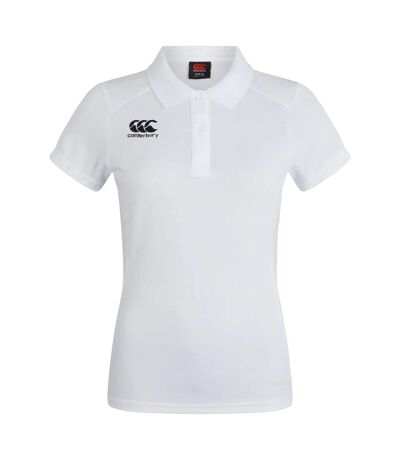 Polo club dry femme blanc Canterbury