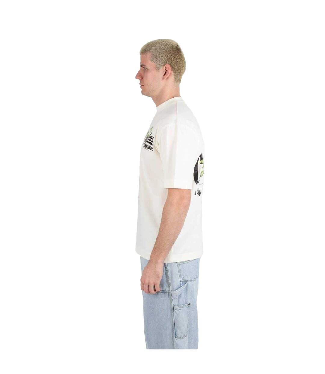 Mens Kenshin Oversized T-shirt Off White Criminal Damage-4