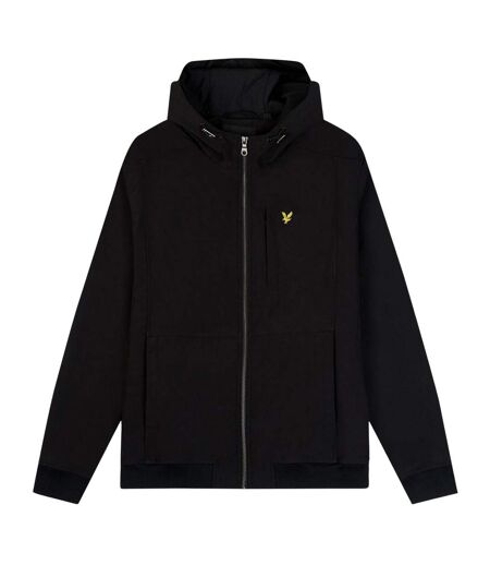 Mens Fleece Lined Soft Shell Jacket Black Lyle & Scott