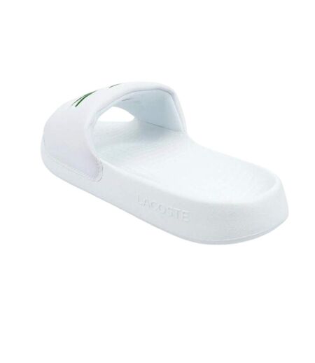Claquettes Serve Femme Blanc Lacoste