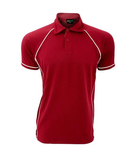 Finden & Hales - Polo sport à manches courtes - Homme (Rouge/Blanc) - UTRW427