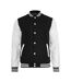 Blouson D'université Oldschool Homme Noir Blanc Urban Classics-1