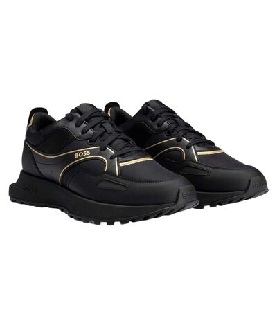 Baskets Jonah Homme Noir Jaune Or Boss