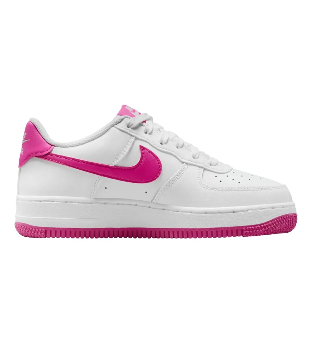 Baskets Air Force Femme Blanc Rose Nike-3