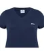 Womens/ladies T-shirt Bright Pink Slazenger-2
