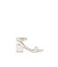 Womens/ladies Tommi Barely There Medium Block Heel Sandals White Dorothy Perkins-2