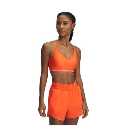 Brassière De Sport Femme Orange Under Armour