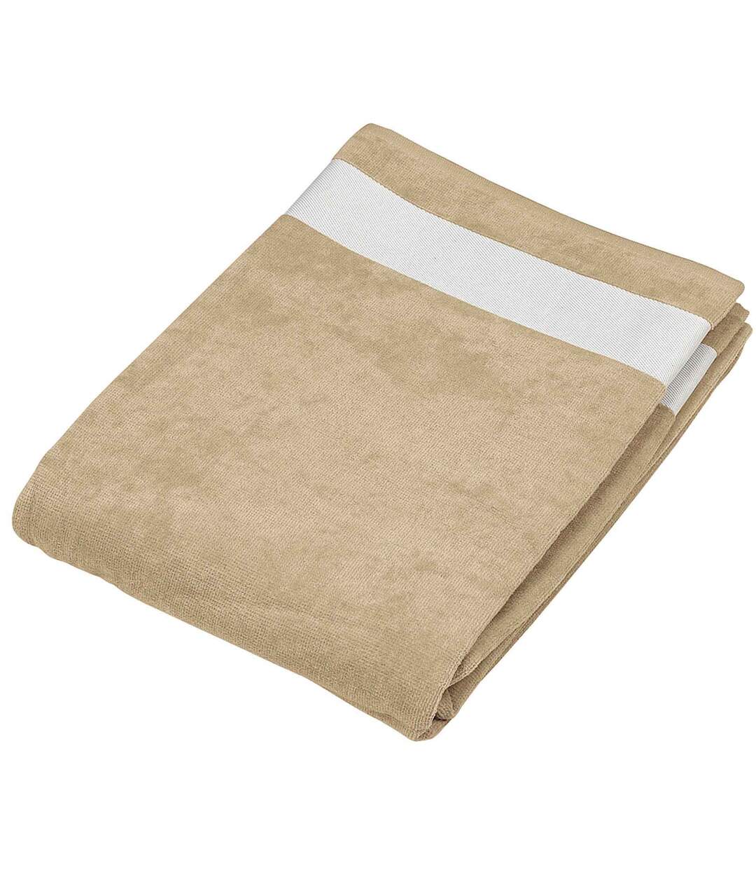 Drap de plage coton - K118 - beige-2