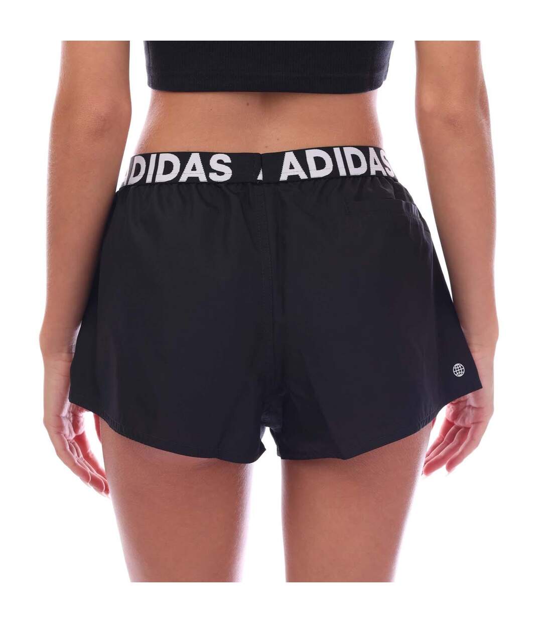 Short Plage Femme Noir Adidas-2