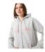 Womens/ladies Hunston Logo Full Zip Hoodie Grey Marl Jack Wills-4
