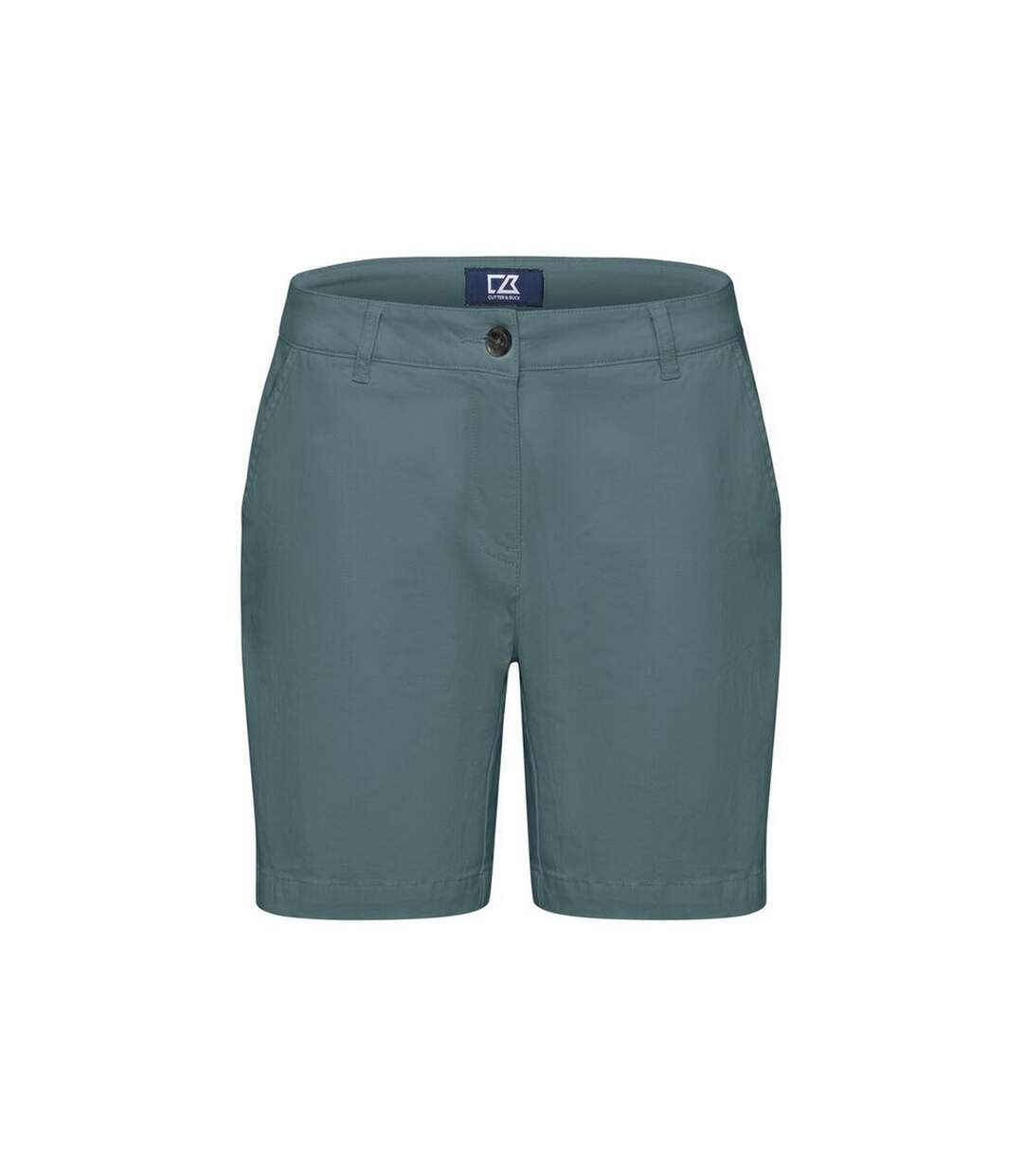 Womens/ladies Edgemont Shorts Pine Green Cutter & Buck-1