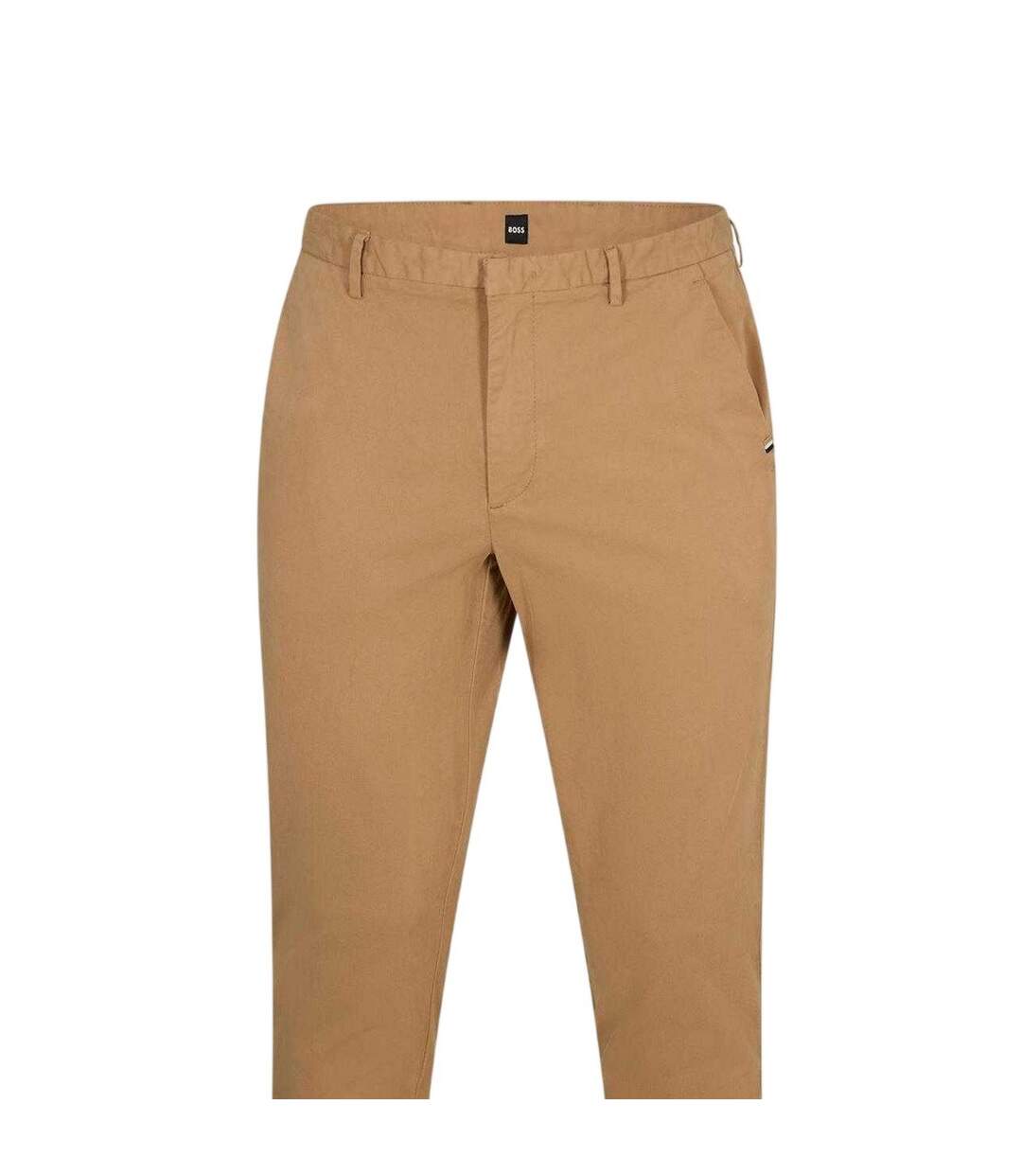 Mens Kaito3 Straight Leg Work Trousers Light Beige Boss-2