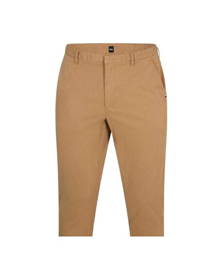 Mens Kaito3 Straight Leg Work Trousers Light Beige Boss