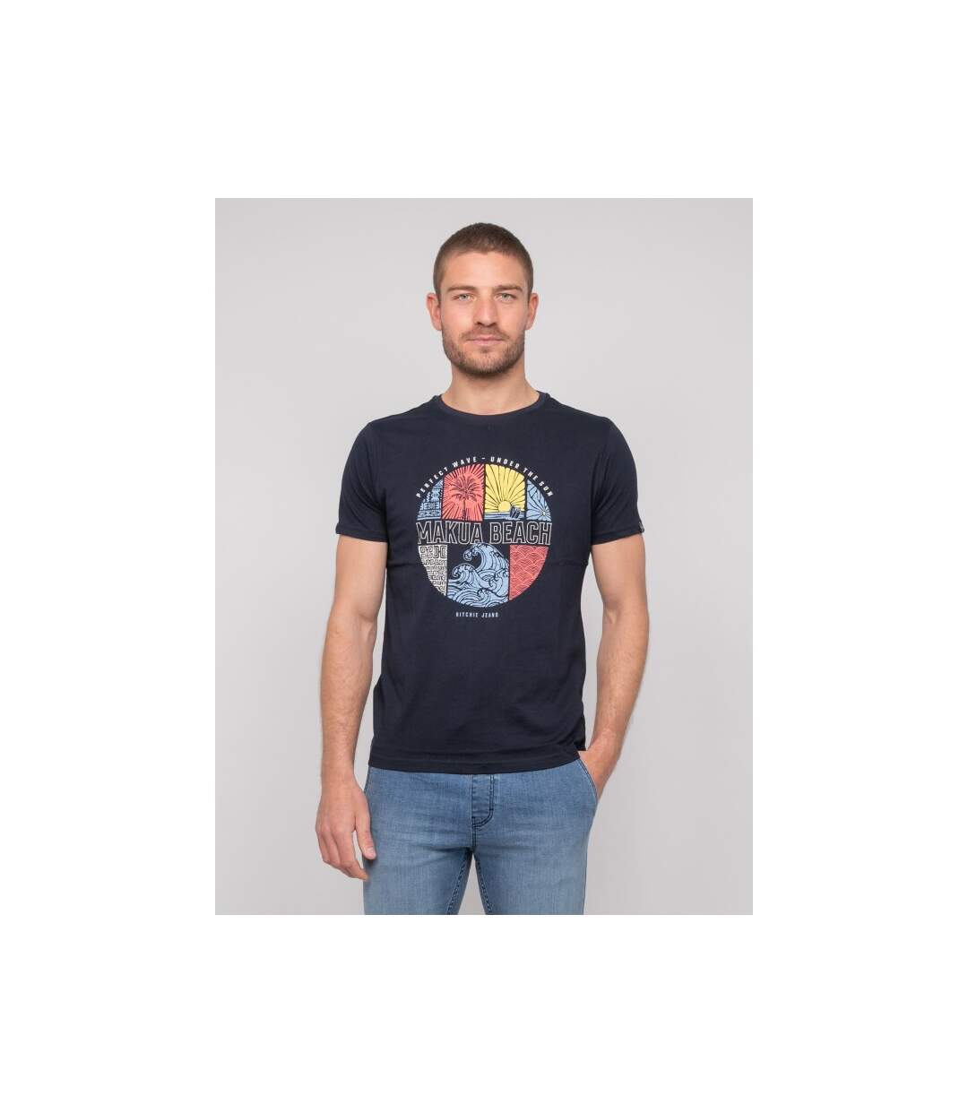T-shirt coton motifs NORDOIT-1