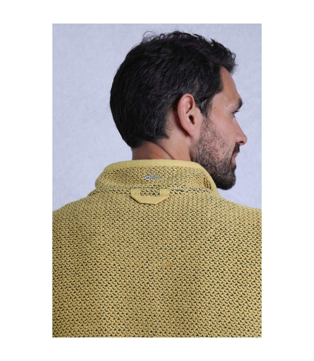 Mens transom zip macaroni eco friendly jacket antique moss Weird Fish-4