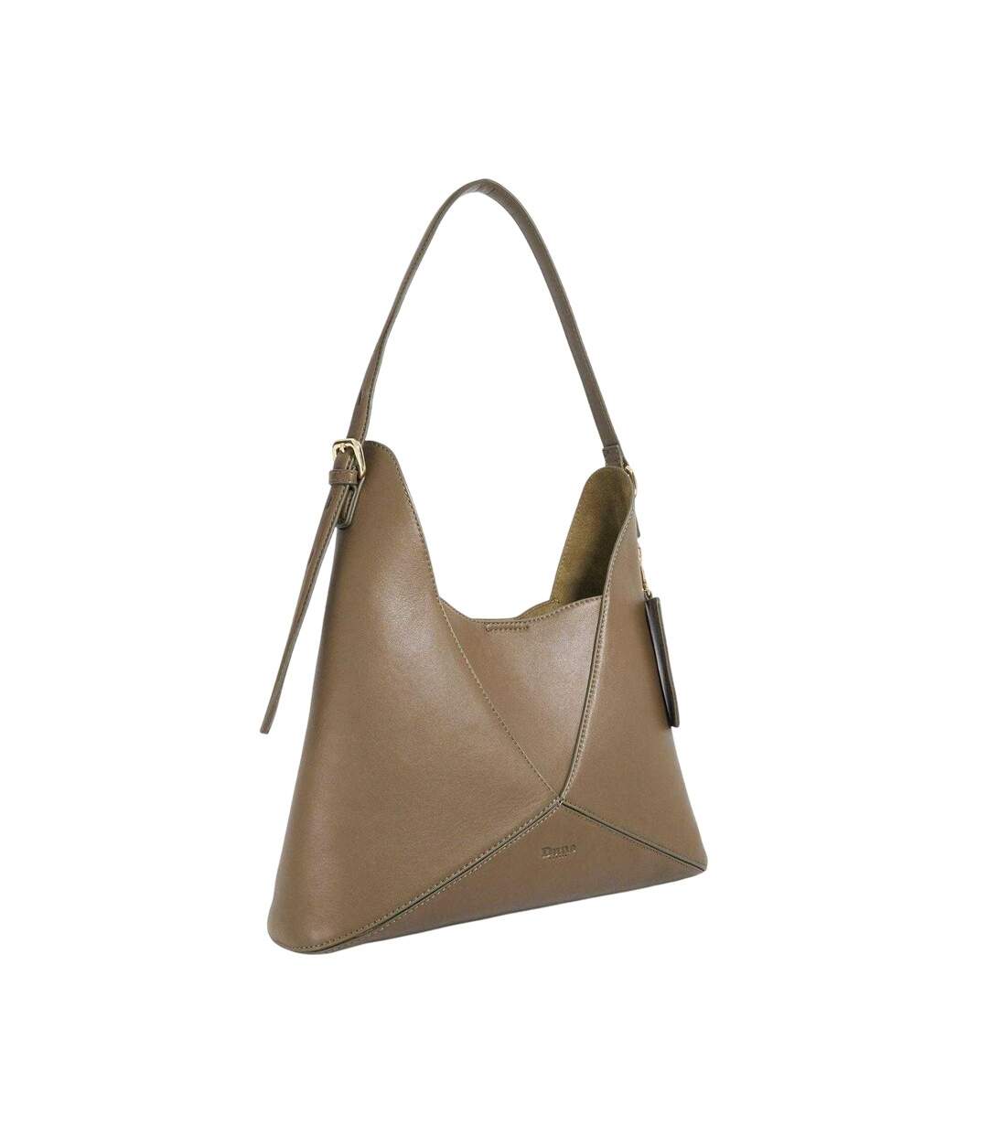 Lo Dinidearest Leather Shoulder Bag One Size Khaki Green Dune London-3