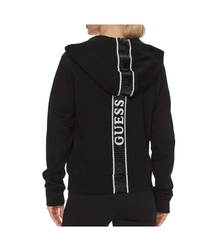 Sweat à capuche Noir Femme Guess Couture - L