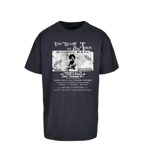 Mens Biggie Tour T-shirt Marine Mister Tee