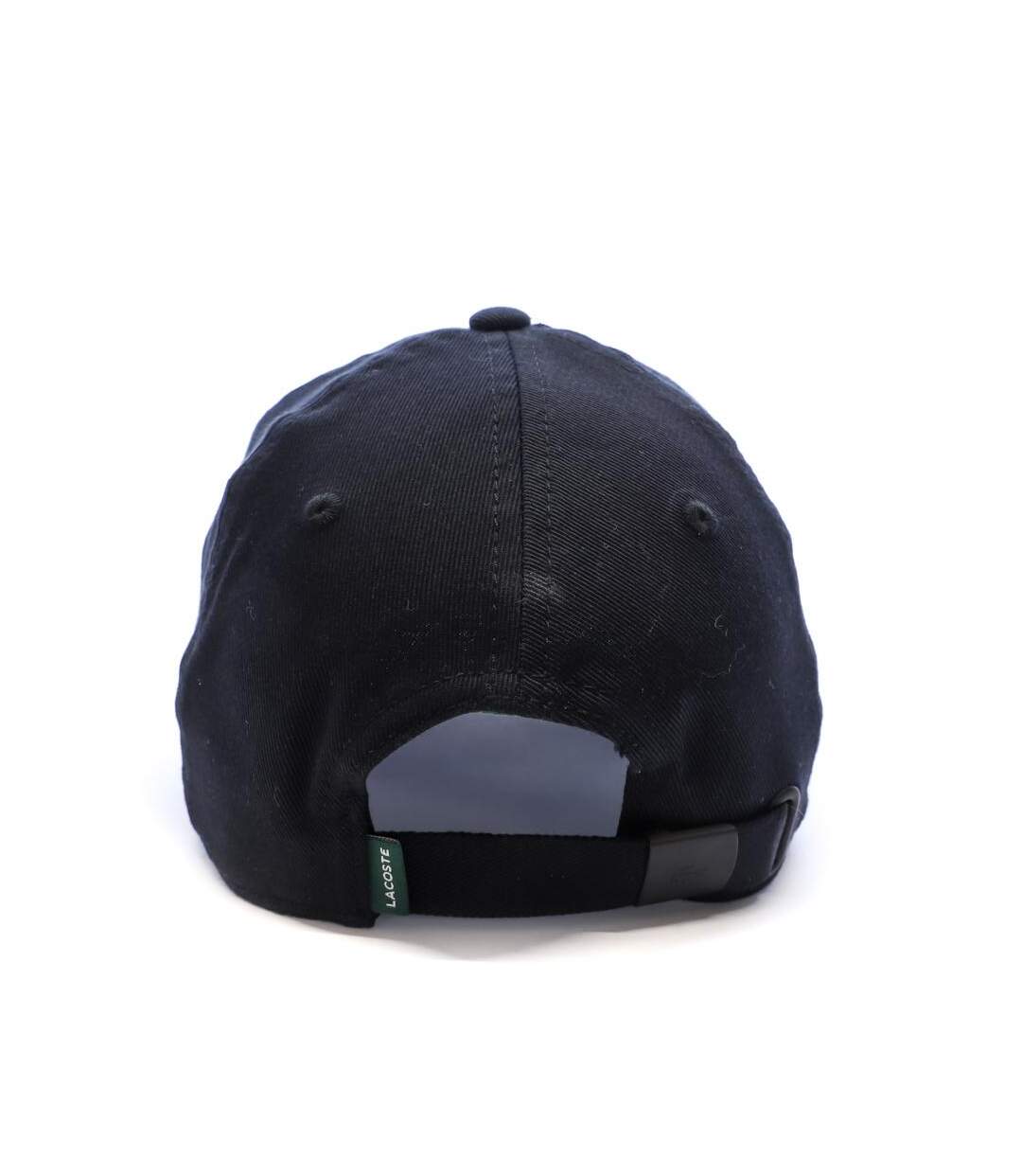 Casquette noire mixte lacoste monochrome cotton twill - taille unique-3
