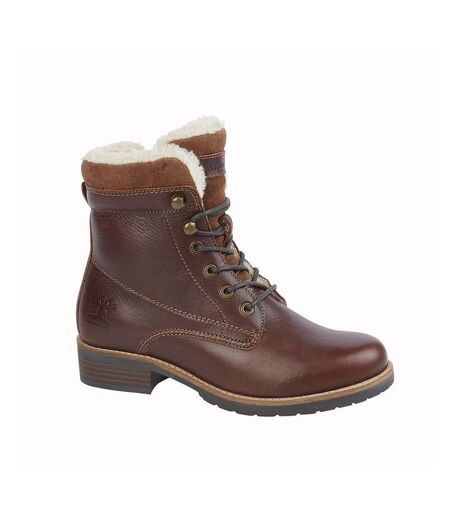 Bottes de campagne femme marron foncé Woodland