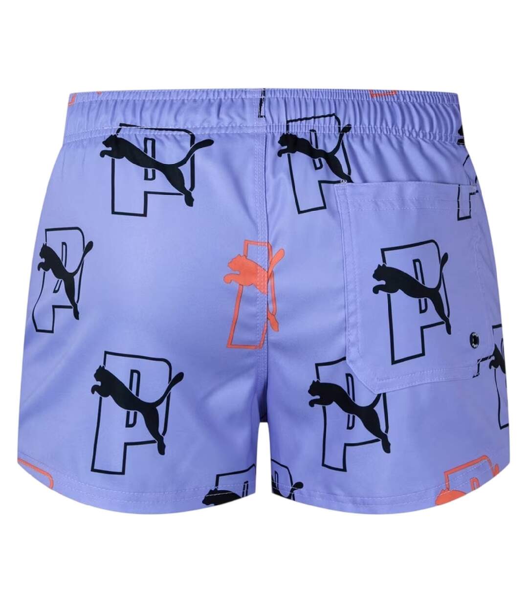 Mens Genie Logo Swim Shorts Blue Puma-2