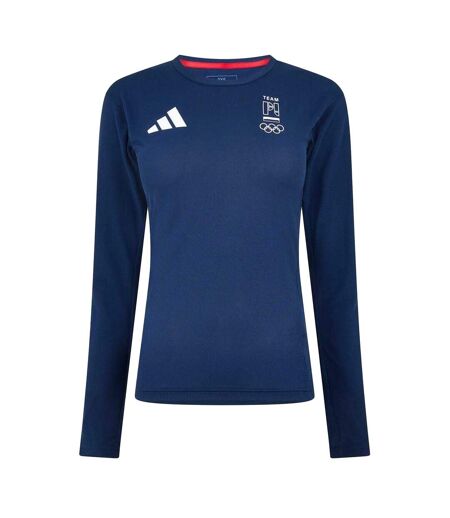 Haut Team Pl Olympic Femme Bleu Marine Adidas