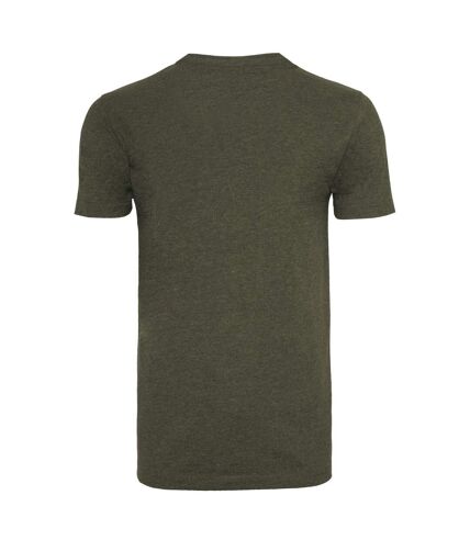Build Your Brand Mens T-Shirt Round Neck (Olive)
