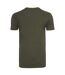 Build Your Brand Mens T-Shirt Round Neck (Olive)