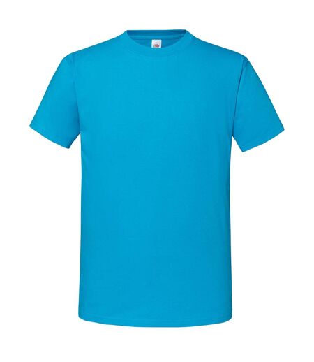 Mens Ringspun Premium T-shirt Azure Fruit Of The Loom
