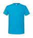 Mens Ringspun Premium T-shirt Azure Fruit Of The Loom-1