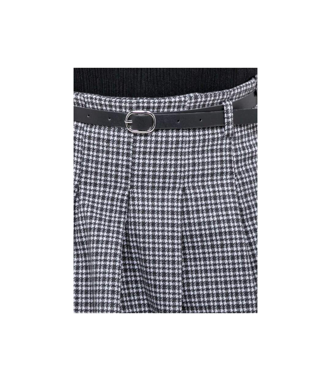 Jupe-short plissée à carreaux XOMELLE - Dona X Lisa-3