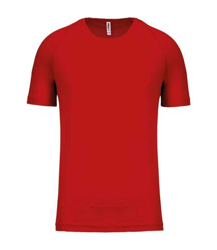 Mens performance short-sleeved t-shirt red Proact