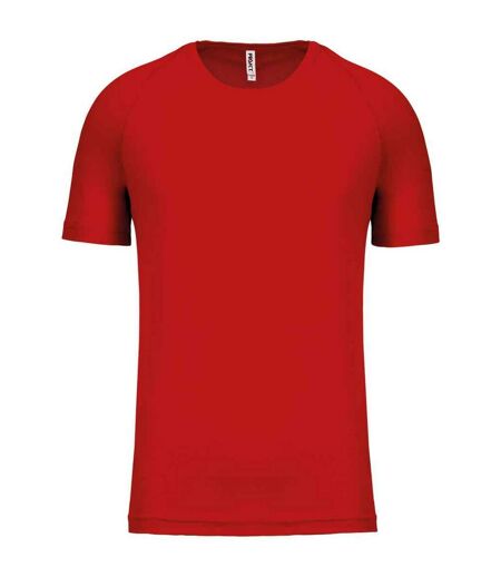 Mens performance short-sleeved t-shirt red Proact