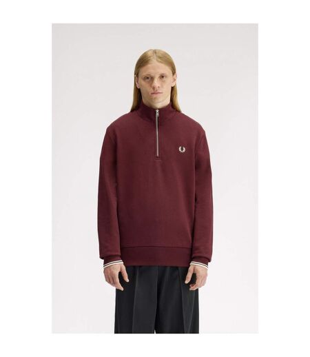 Sweat Motif/style Logo Homme Pourpre Fred Perry