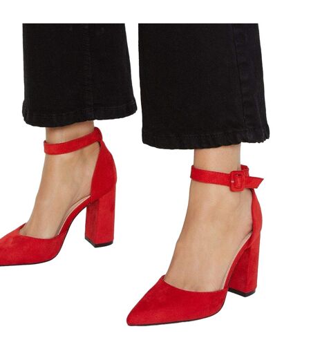 Dorothy Perkins Womens/Ladies Edie Two Part Court Shoes (Red) - UTDP4347