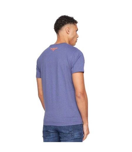 T-shirt zoomout homme bleu denim Duck and Cover Duck and Cover