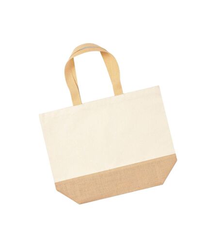 Fourre-tout En Jute Stratifié Taille Unique Beige Pâle Westford Mill
